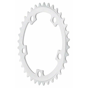 110mm 5-Bolt Mountain Outer Chainring Anodized Silver