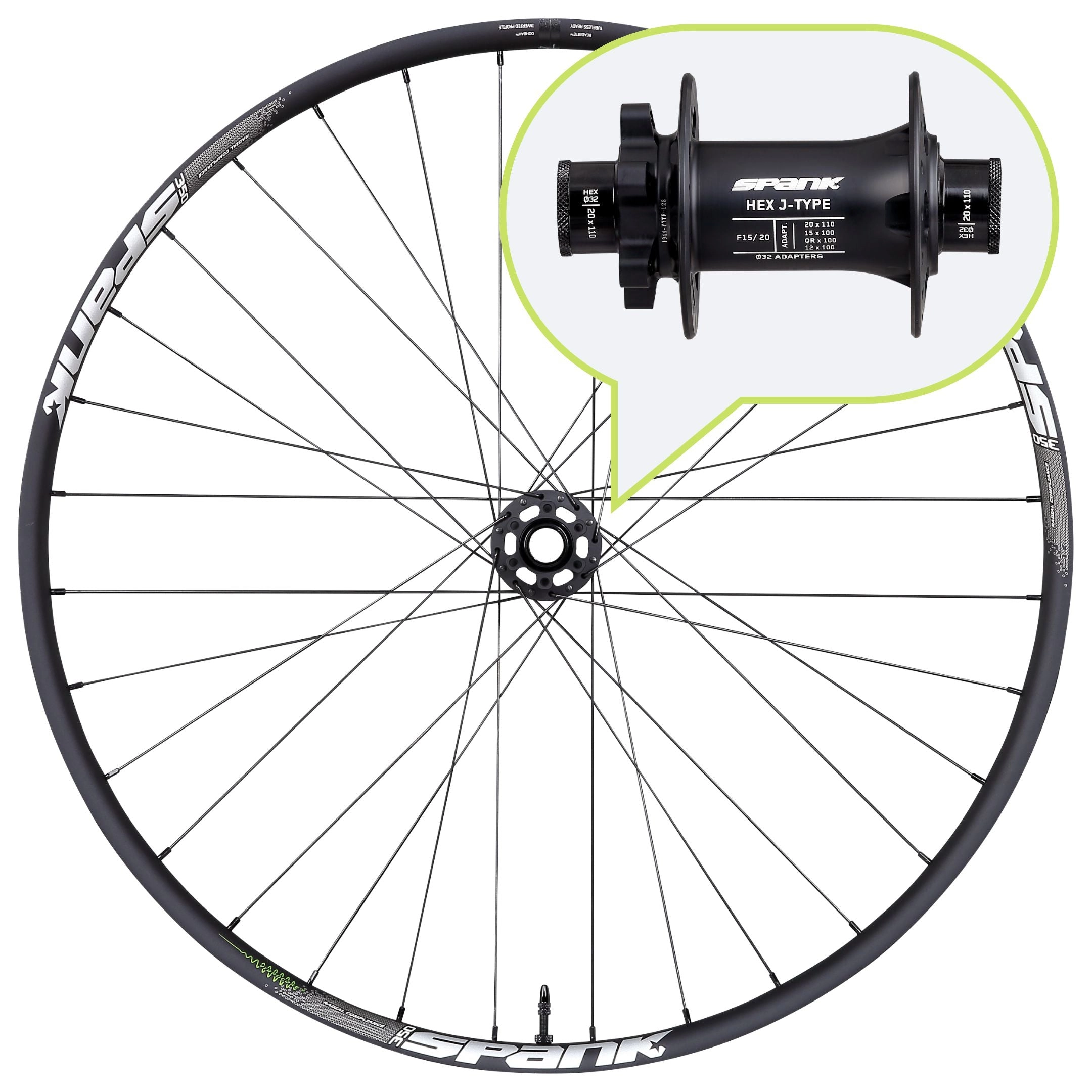 350 Vibrocore™ 27.5" Front Wheel