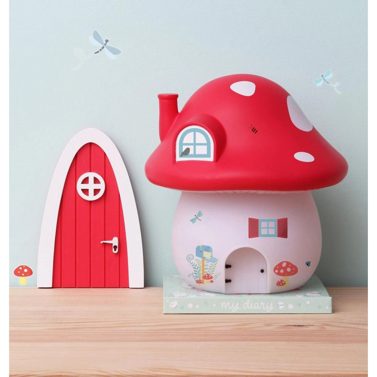 A Little Lovely Company Night Light Mushroom House - Forest