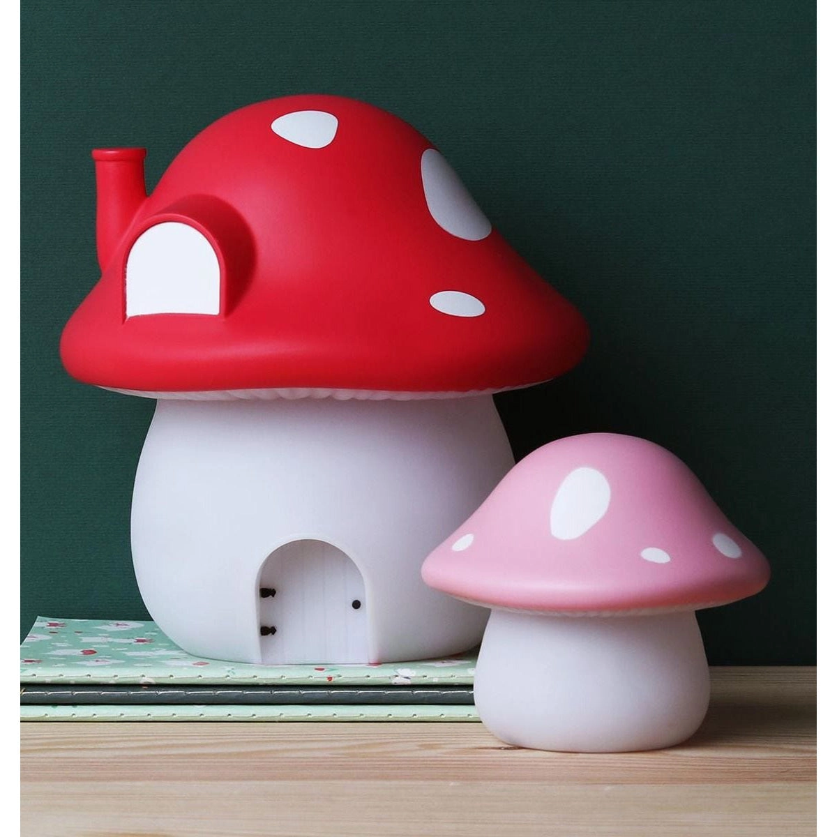 A Little Lovely Company Night Light Mushroom House - Forest