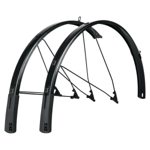 B46 Bluemels Style Full Coverage Fender Set - 46mm 700 x 28-37 Matte BLK