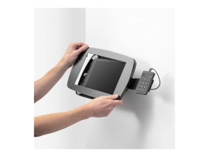 Bouncepad - Mounting kit (wall mount) - exposed front camera and home button - for tablet / card reader - lockable - black WLUM-B4-PD8-MX