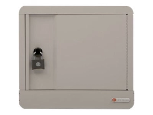 Bretford Cube Micro Station Pre-Wired TVS10USBC - Cabinet unit - for 10 notebooks/tablets - lockable - welded steel - champagne TVS10USBC-CH