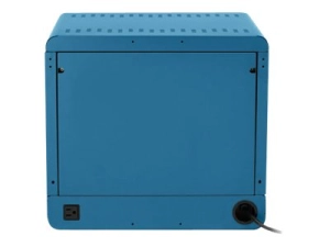 Bretford Cube Micro Station Pre-Wired TVS10USBC - Cabinet unit - for 10 notebooks/tablets - lockable - welded steel - sky - screen TVS10USBC-SKY