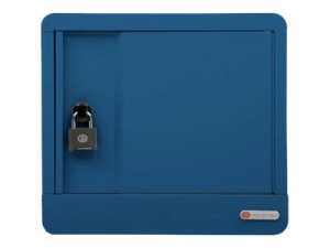 Bretford Cube Micro Station Pre-Wired TVS10USBC - Cabinet unit - for 10 notebooks/tablets - lockable - welded steel - topaz - TVS10USBC-TZ