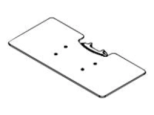 Capsa Healthcare V6 Wall Arm Accessory Shelf - Mounting component (static accessory shelf) VPA-SS