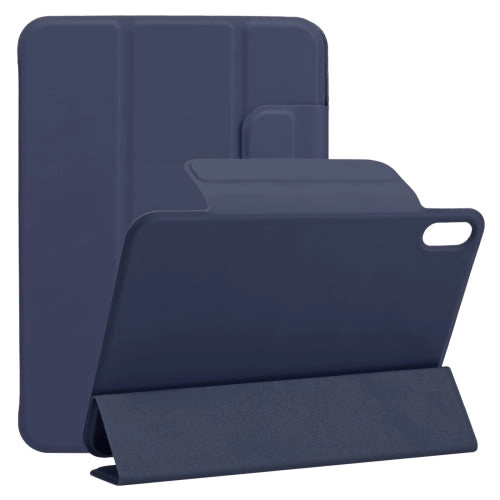 For iPad Mini Horizontal Flip Ultra-thin Fixed Buckle Magnetic PU Tablet Case With Three-folding