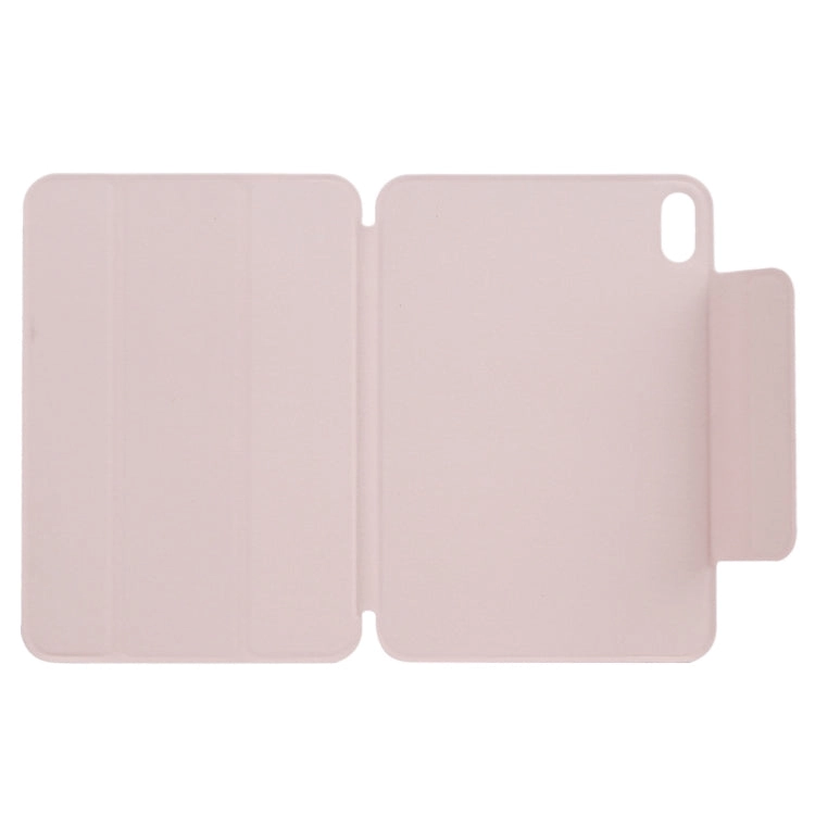 For iPad Mini Horizontal Flip Ultra-thin Fixed Buckle Magnetic PU Tablet Case With Three-folding
