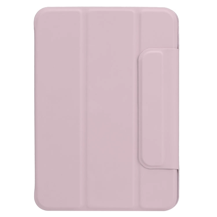 For iPad Mini Horizontal Flip Ultra-thin Fixed Buckle Magnetic PU Tablet Case With Three-folding