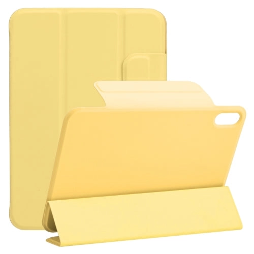 For iPad Mini Horizontal Flip Ultra-thin Fixed Buckle Magnetic PU Tablet Case With Three-folding