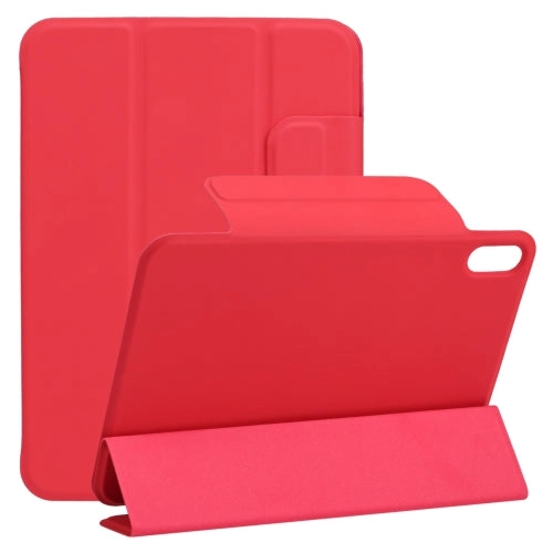 For iPad Mini Horizontal Flip Ultra-thin Fixed Buckle Magnetic PU Tablet Case With Three-folding