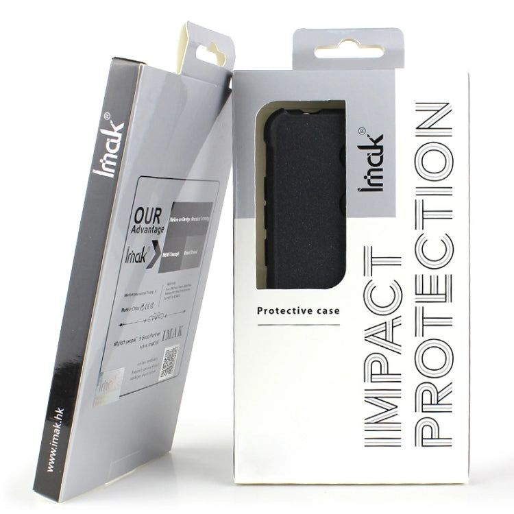 For iPhone 13 IMAK All-inclusive Shockproof Airbag TPU Phone Case with Screen Protector