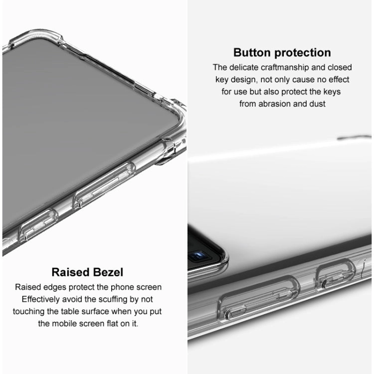 For iPhone 13 IMAK All-inclusive Shockproof Airbag TPU Phone Case with Screen Protector