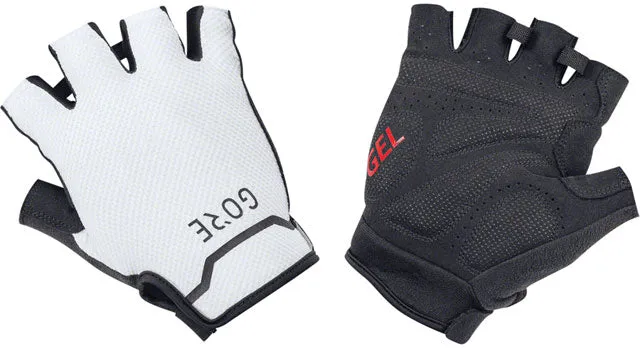 GORE C5 Short Gloves - Black/White, Short Finger, Medium