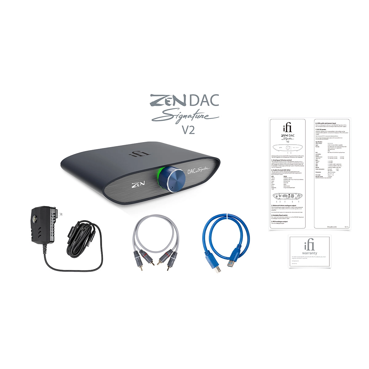 iFi ZEN DAC Signature V2 Hi-resolution DAC (Open Box)