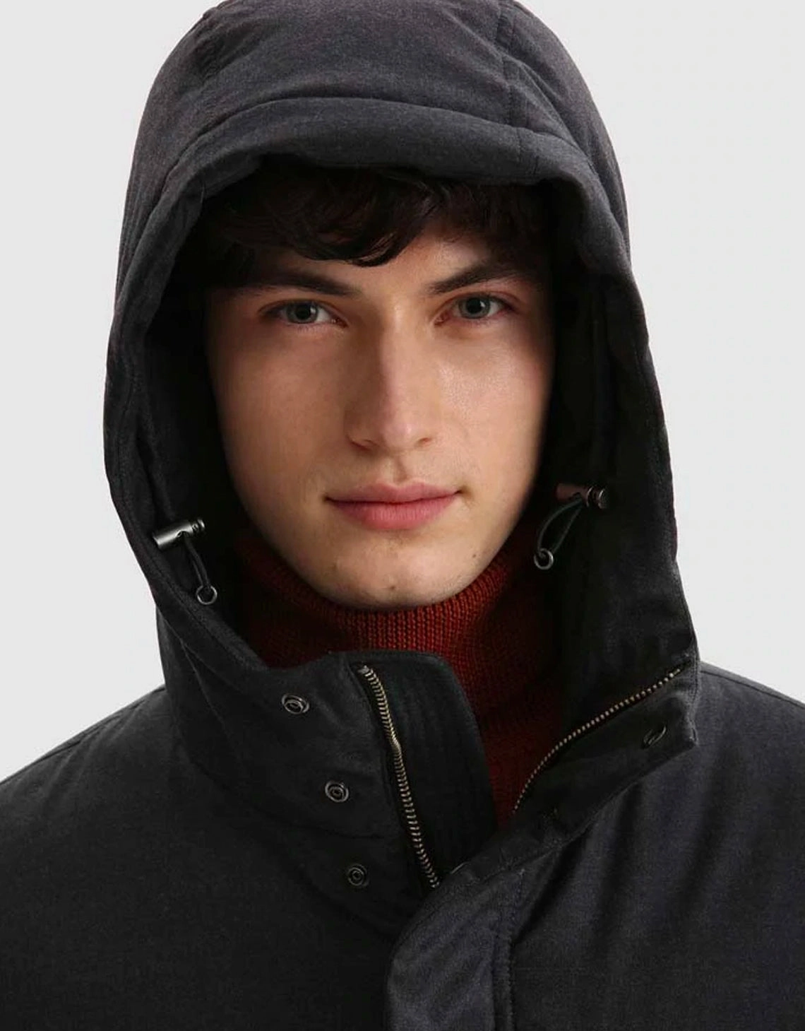LUXURY WOOL SILK JACKET PHANTOM