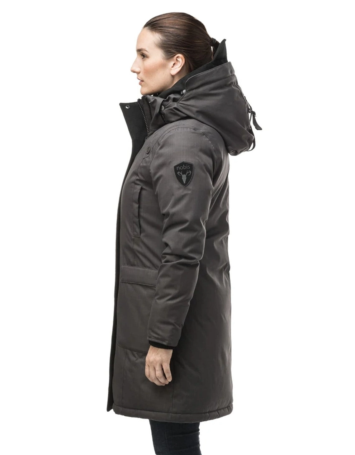 MERIDETH LADIES PARKA STEEL GREY