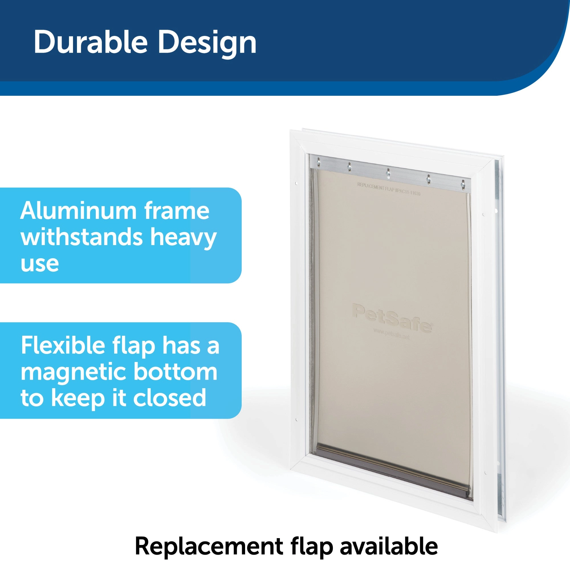 PetSafe® Freedom Aluminum Pet Door, White
