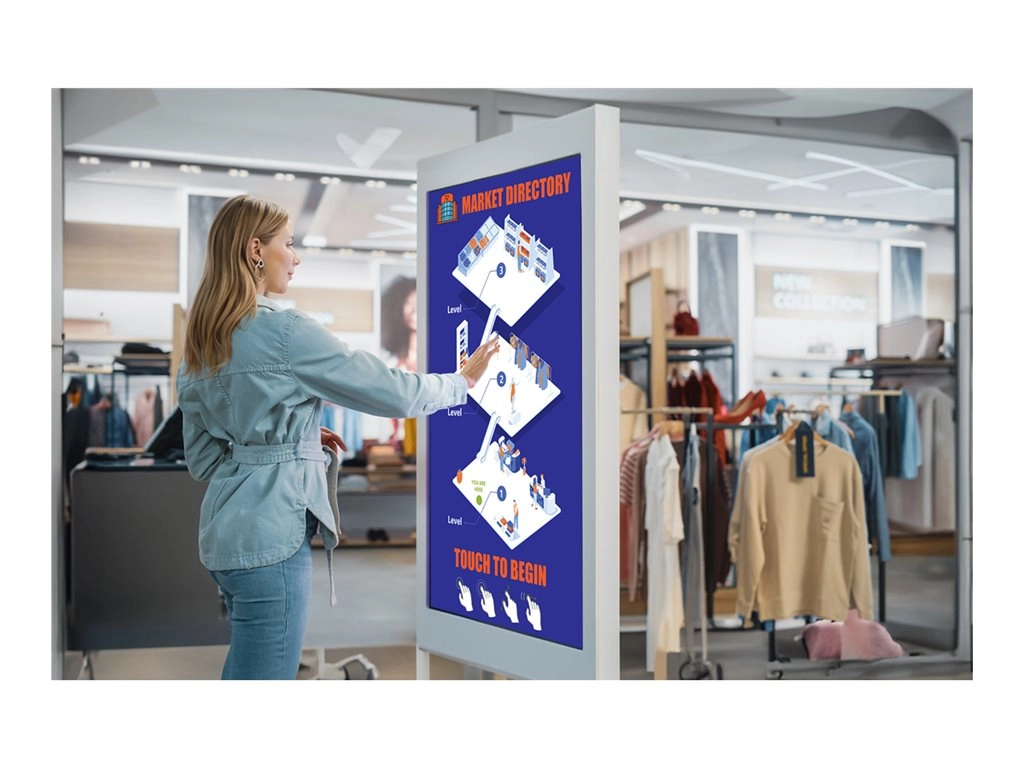 Planar SLM552 - 55 Diagonal Class Simplicity M Series LED-backlit LCD display - digital signage - Android - 4K UHD (2160p) 3840 998-3476-00