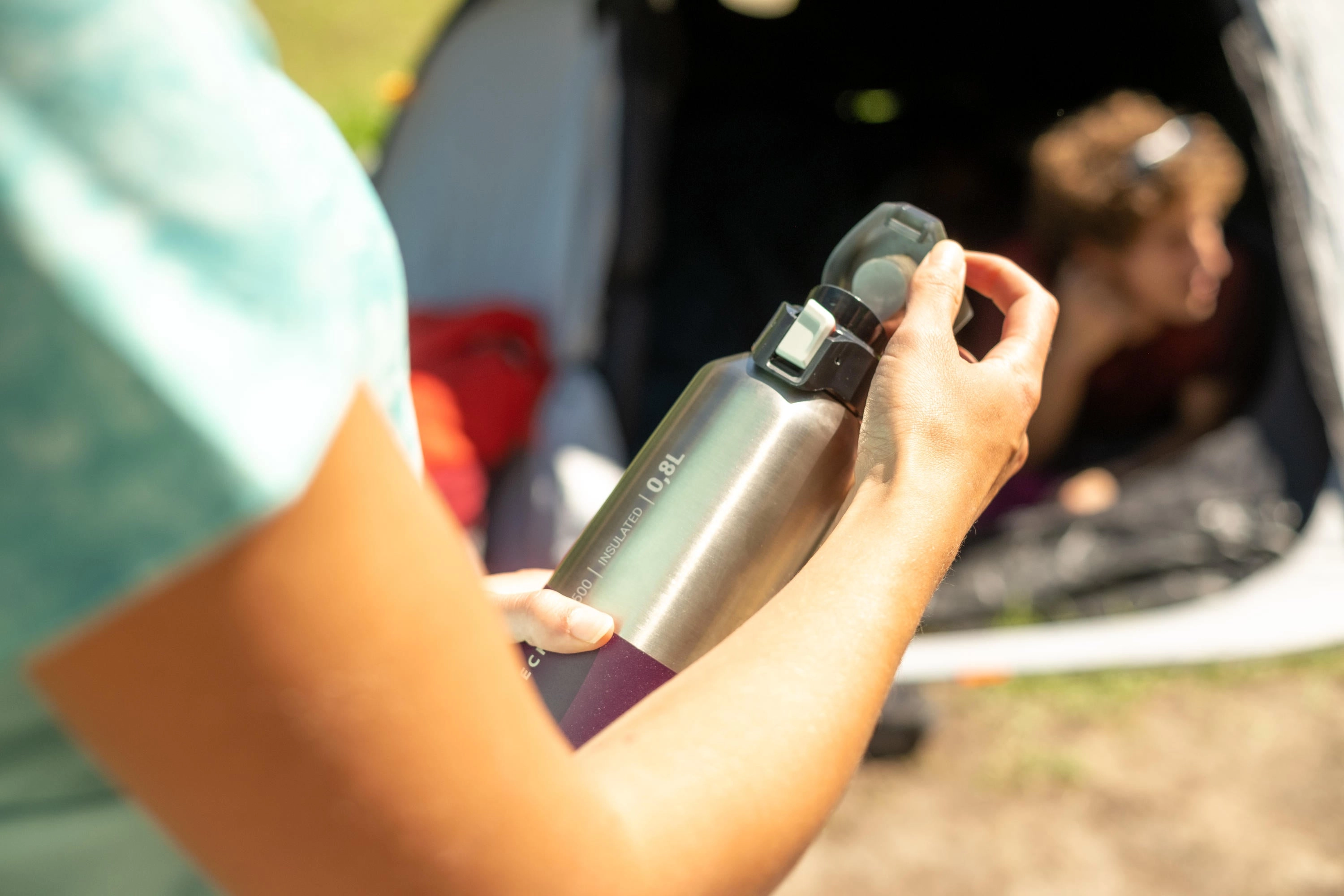 Quechua MH900 Double-Wall Insulated 800 ml Water Bottle
