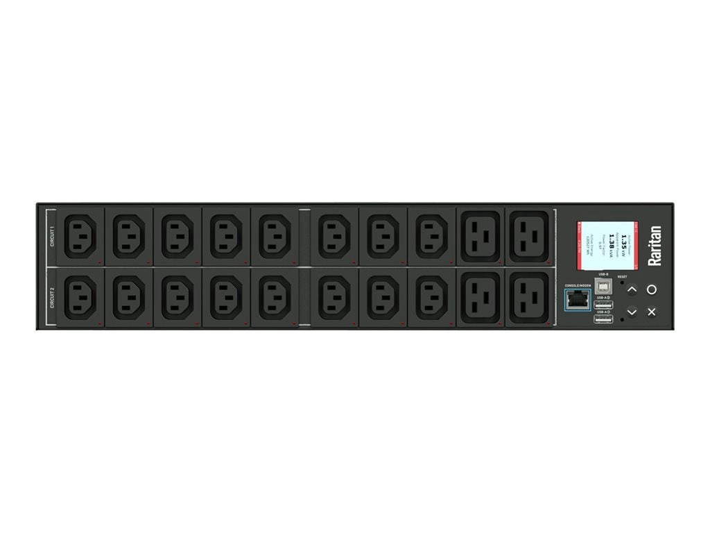 Raritan PX3-5464R - Power distribution unit (rack-mountable) - AC 208 V - 5000 VA - 1-phase - Ethernet 10/100, RS-232, Ethernet PX3-5464R-K2