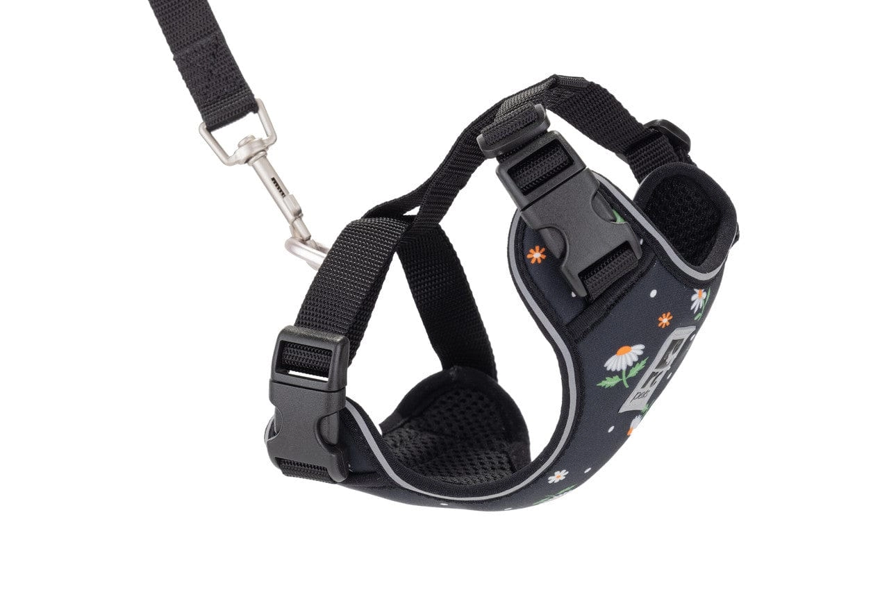 RC Pets Adventure Kitty Harness for Cats in Daisies Pattern