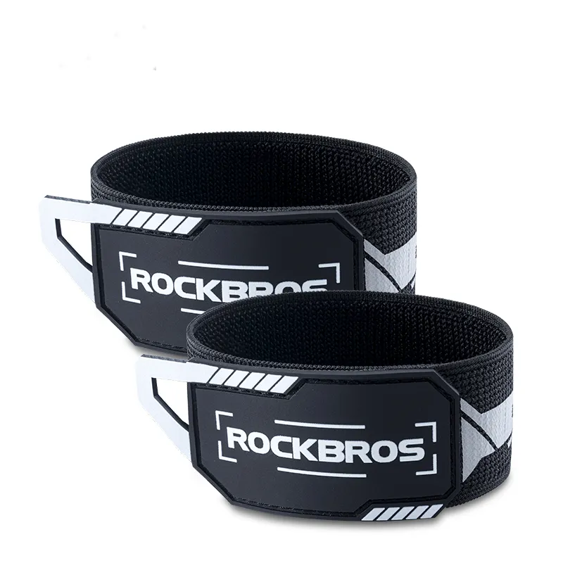 ROCKBROS Anti-Roll Chain Riding Leg Straps Adjustable Reflective