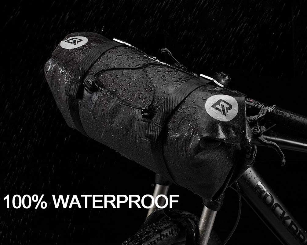 ROCKBROS Bikepacking Bike Handlebar Bag Waterproof 7L-14L