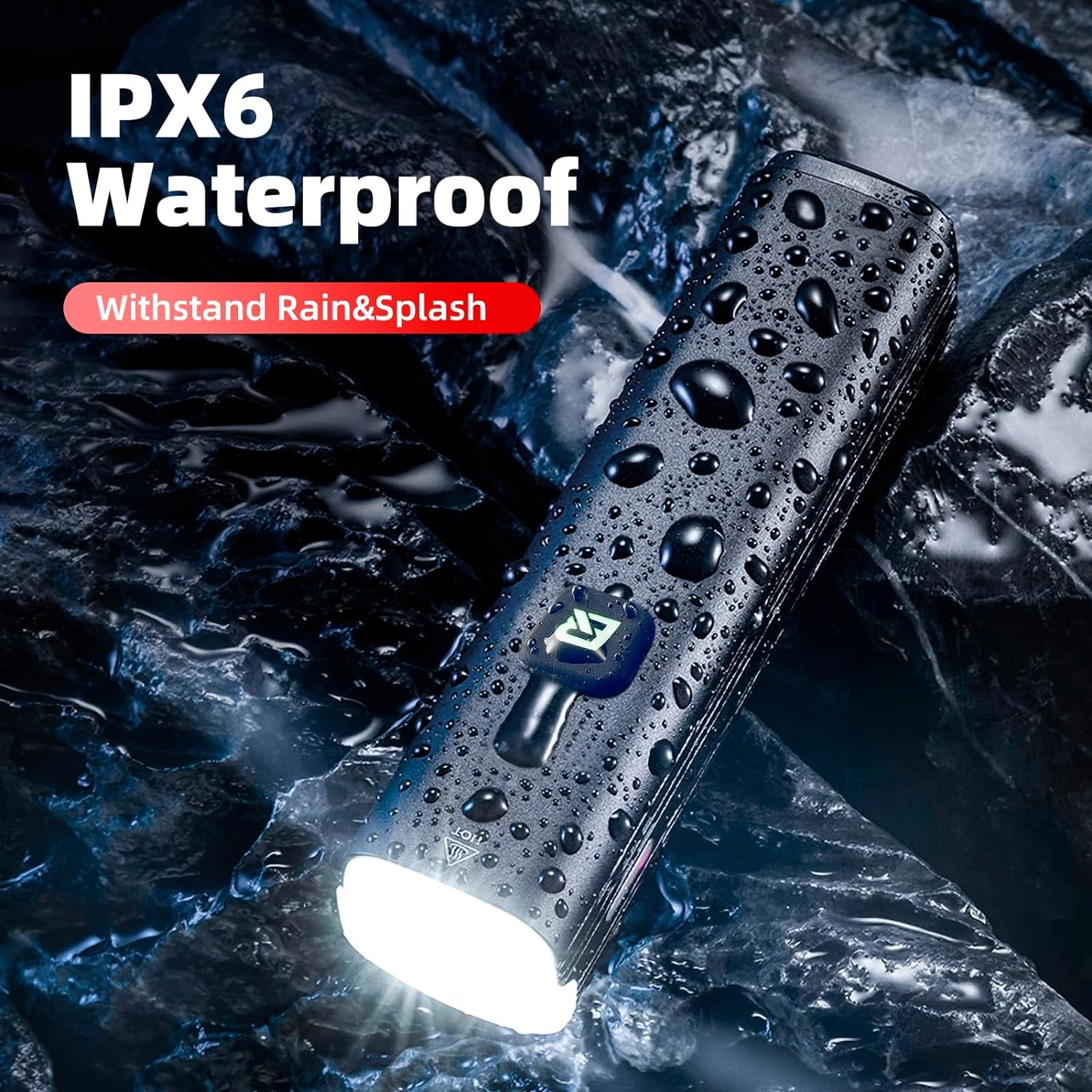 ROCKBROS RHL1000 Bike Headlight 1000 Lumens 4500 mAh IPX6 Waterproof