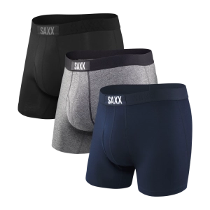 Saxx Mens Ultra 3 Pack Boxer Briefs