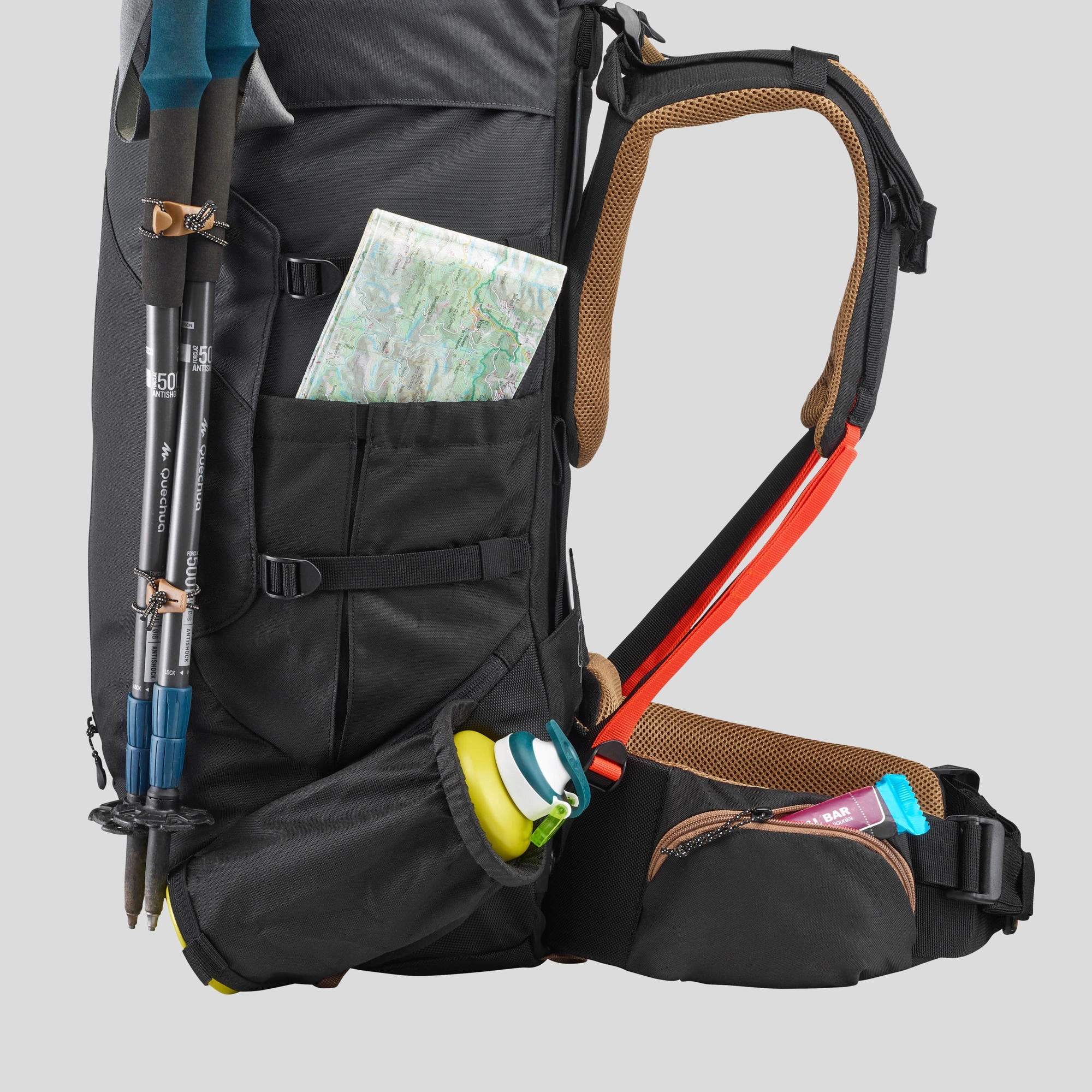 Simond  Men's MT100 Easyfit 50 L Backpacking Pack