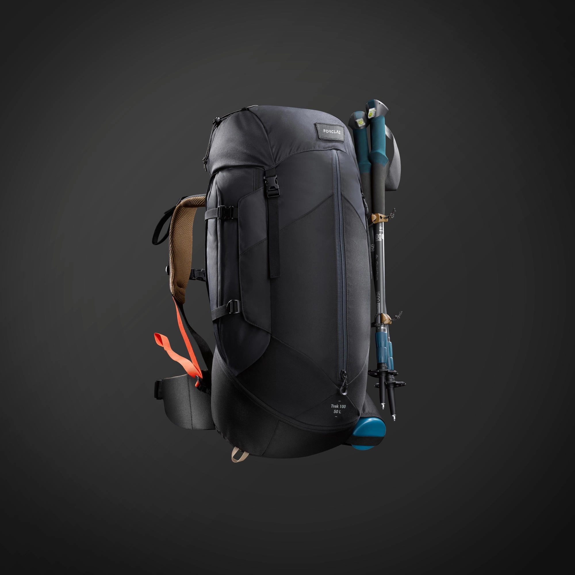 Simond  Men's MT100 Easyfit 50 L Backpacking Pack