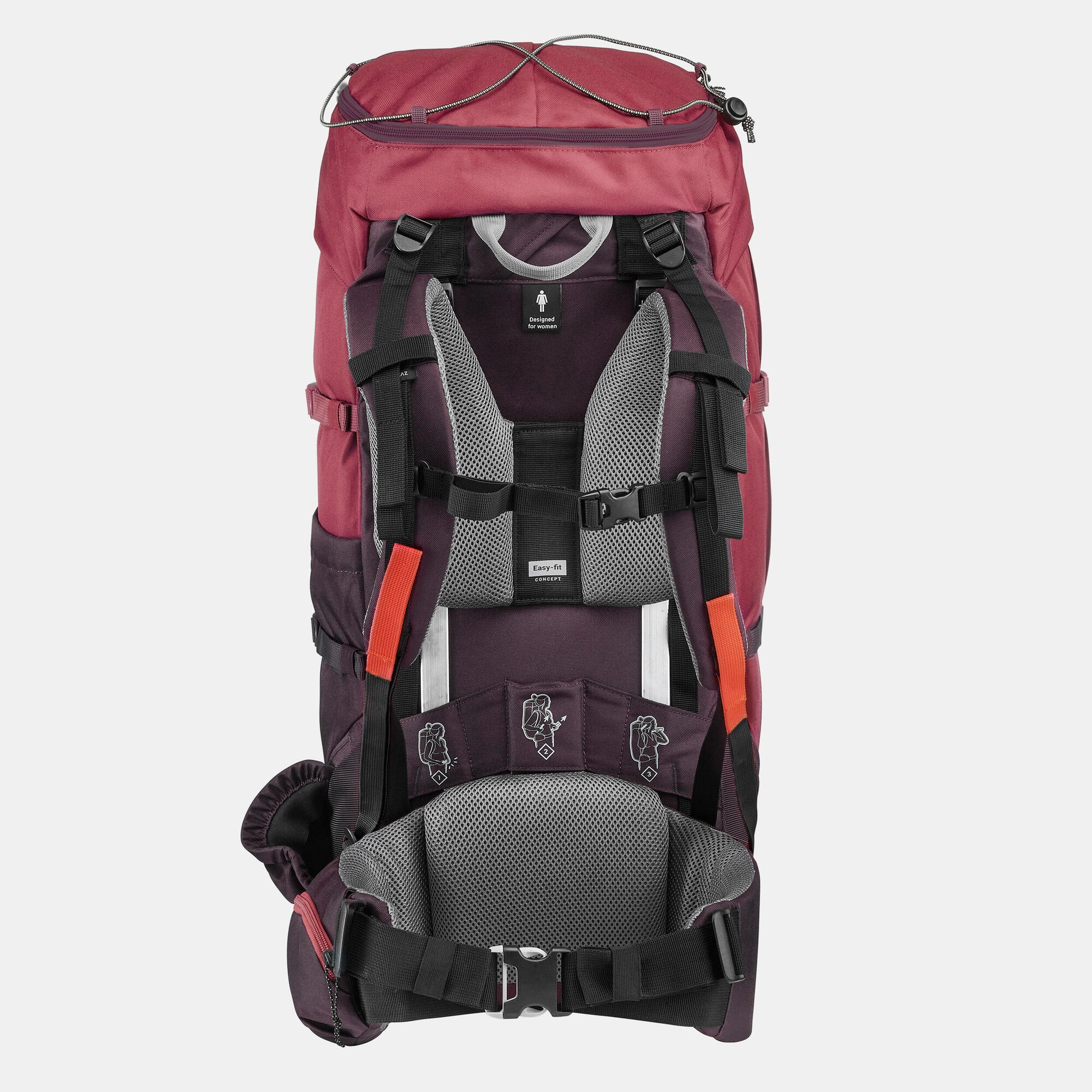 Simond  Women's MT100 Easyfit 50 L Backpacking Pack