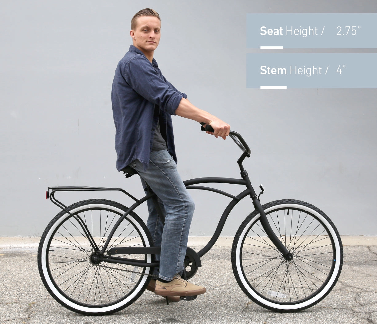 sixthreezero Around the Block Men's 26" 21 Speed Cruiser Bicycle