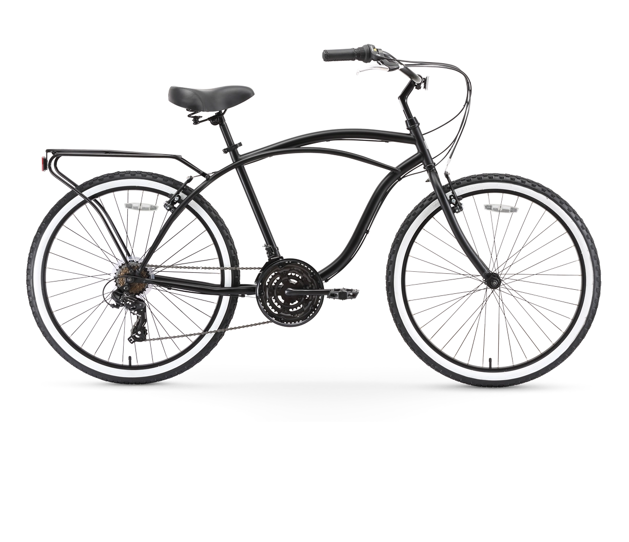 sixthreezero Around the Block Men's 26" 21 Speed Cruiser Bicycle