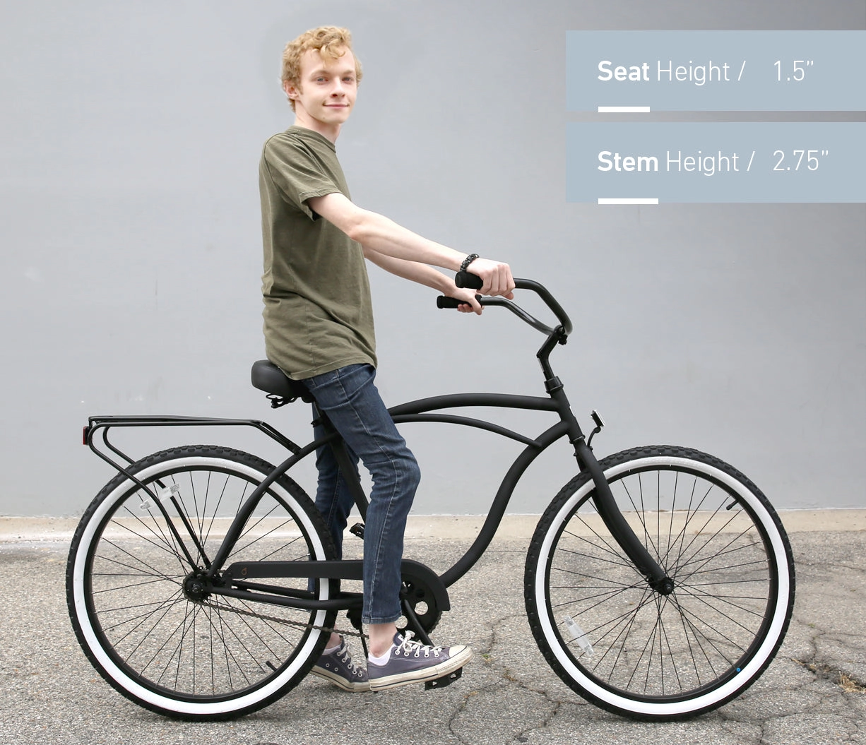 sixthreezero Around the Block Men's 26" 21 Speed Cruiser Bicycle