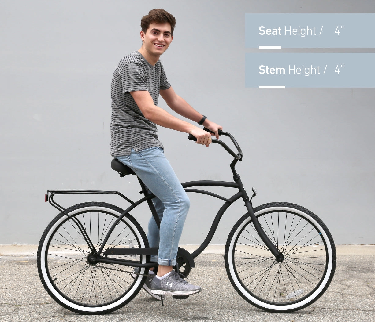 sixthreezero Around the Block Men's 26" 21 Speed Cruiser Bicycle