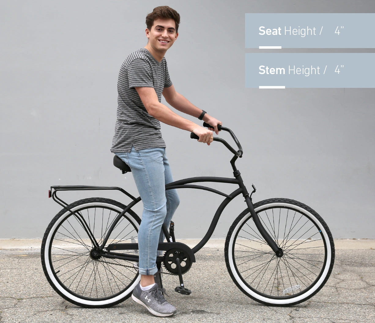 sixthreezero Around the Block Men's 26" 21 Speed Cruiser Bicycle