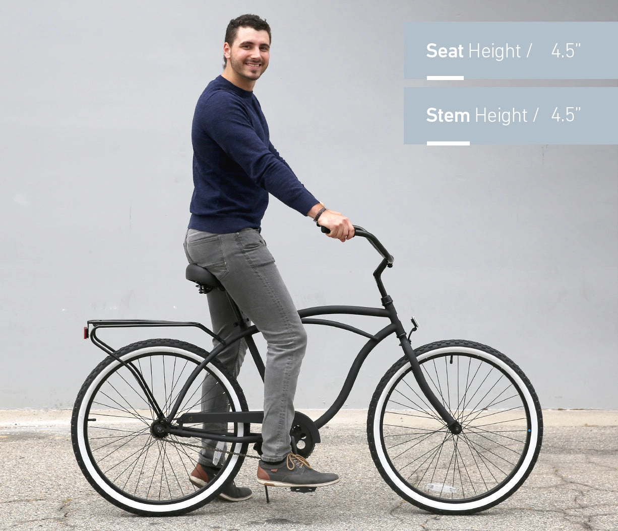sixthreezero Around the Block Men's 26" 21 Speed Cruiser Bicycle