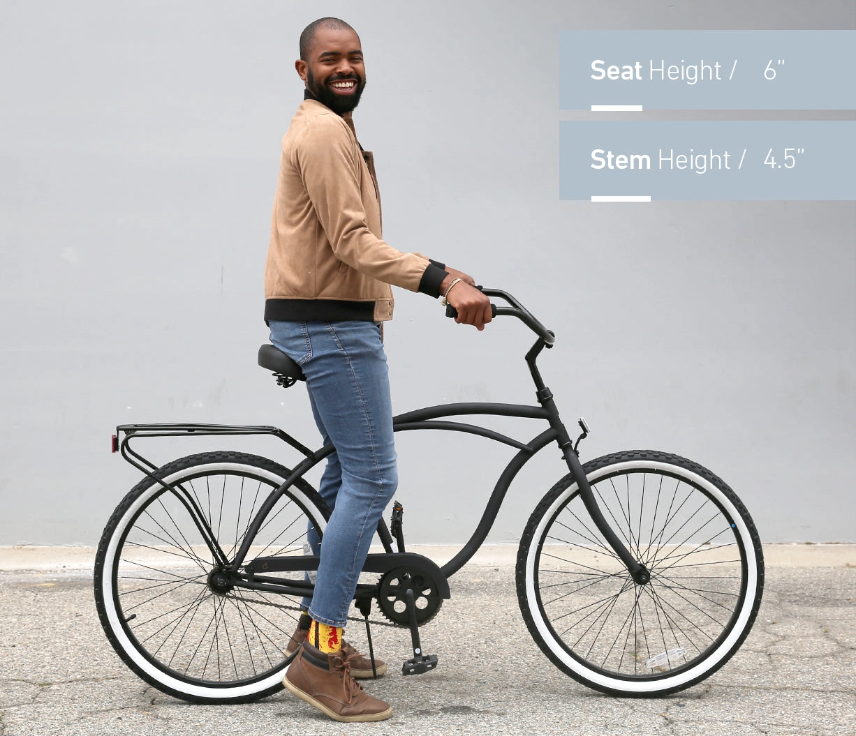 sixthreezero Around the Block Men's 26" 21 Speed Cruiser Bicycle