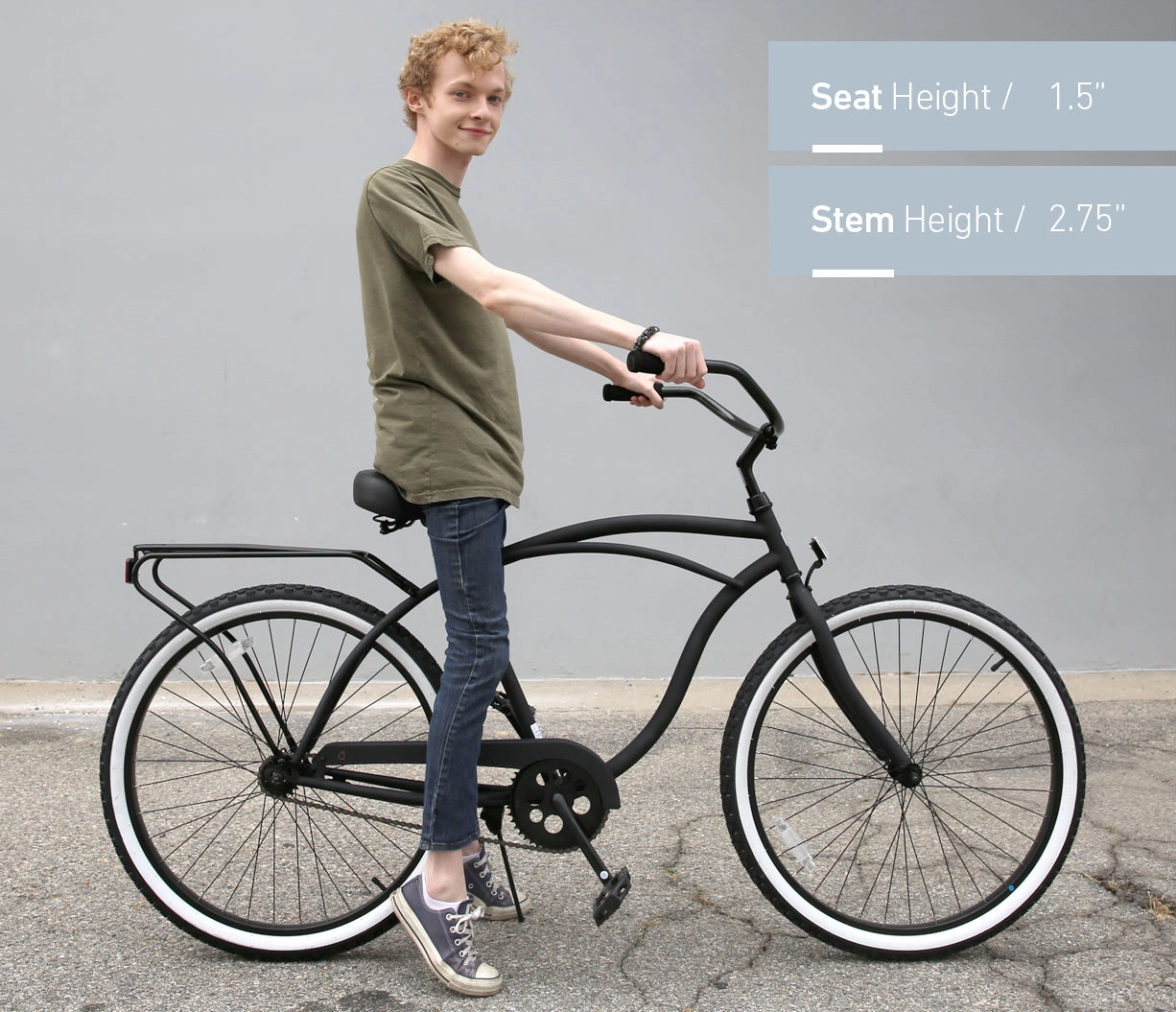 sixthreezero Around the Block Men's 26" 21 Speed Cruiser Bicycle