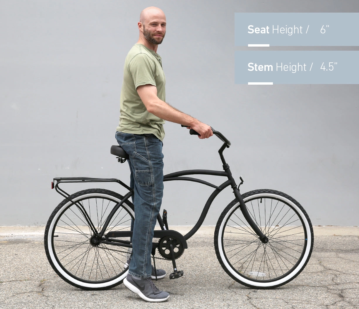 sixthreezero Around the Block Men's 26" 21 Speed Cruiser Bicycle