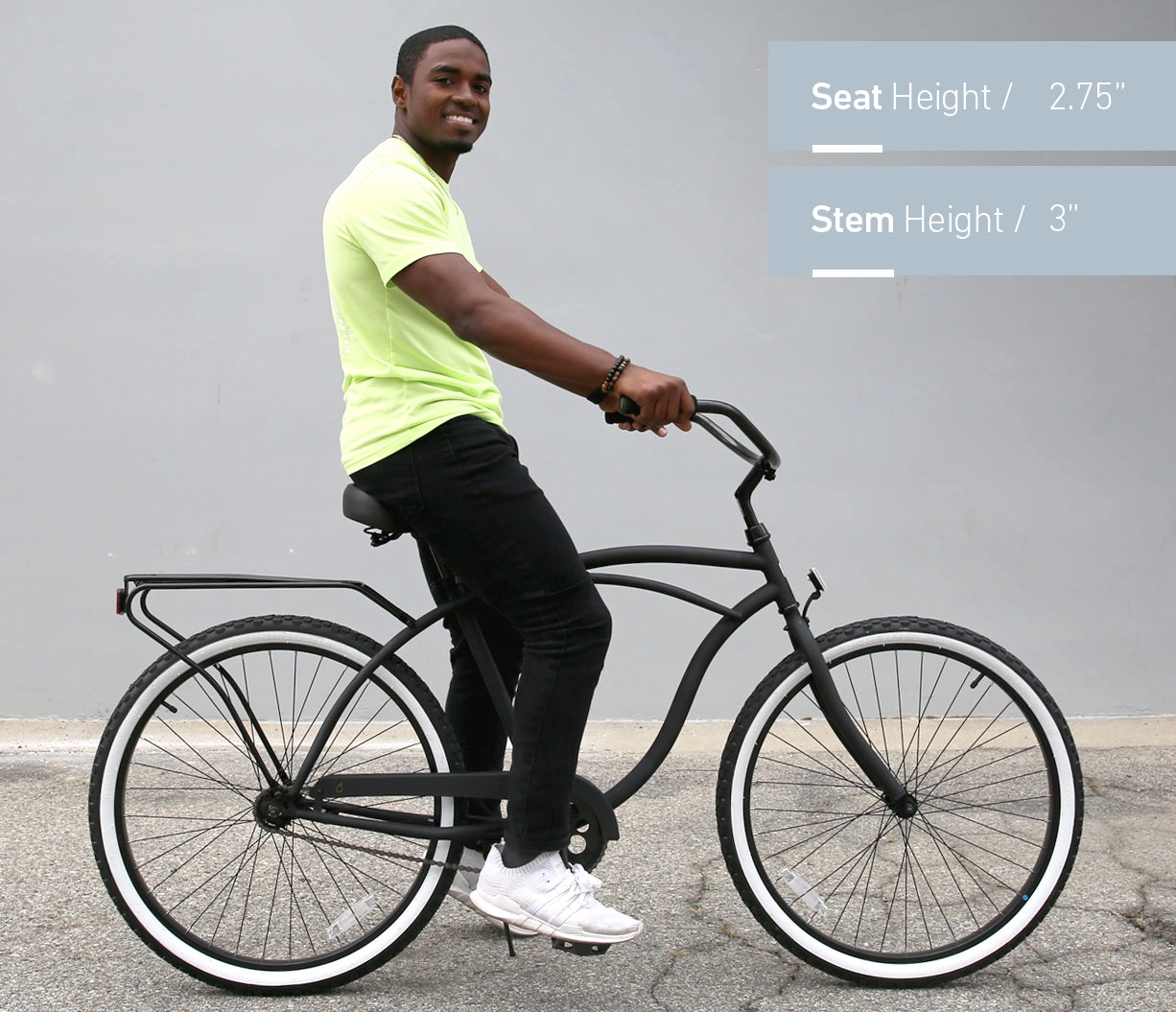 sixthreezero Around the Block Men's 26" 21 Speed Cruiser Bicycle