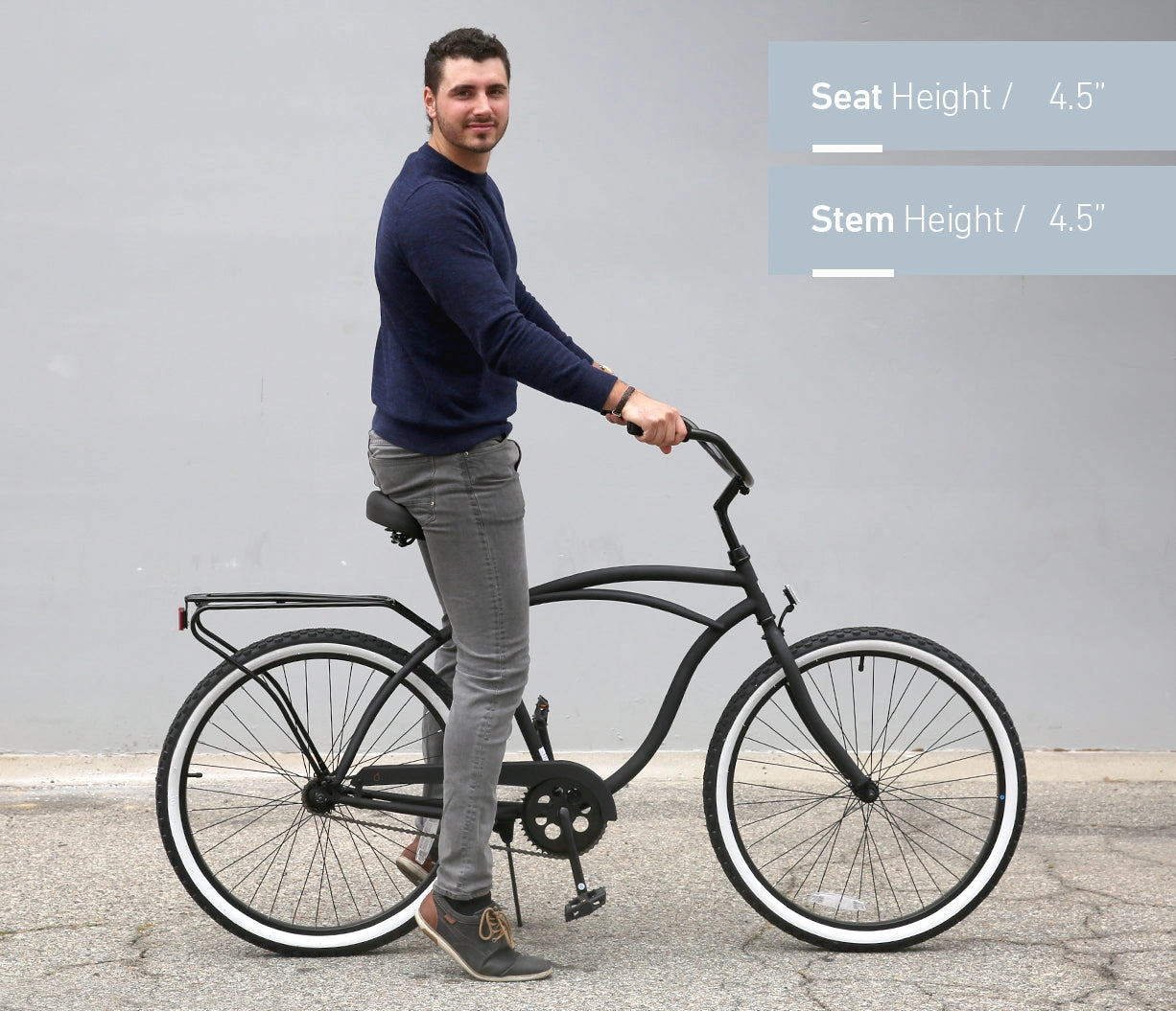 sixthreezero Around the Block Men's 26" 21 Speed Cruiser Bicycle