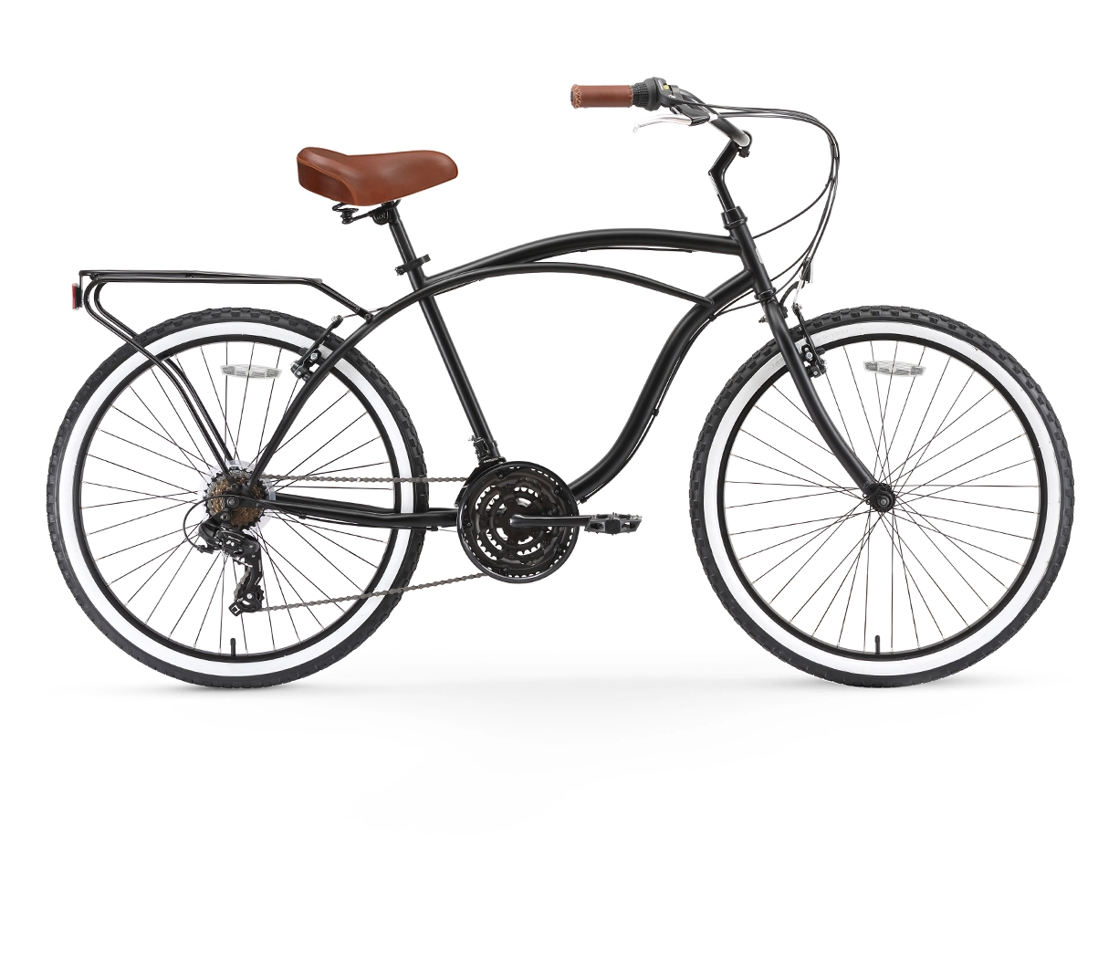 sixthreezero Around the Block Men's 26" 21 Speed Cruiser Bicycle