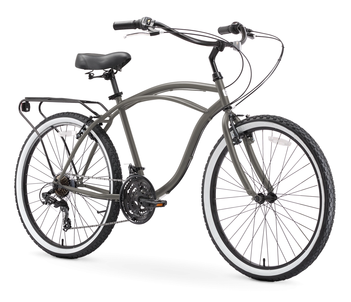 sixthreezero Around the Block Men's 26" 21 Speed Cruiser Bicycle
