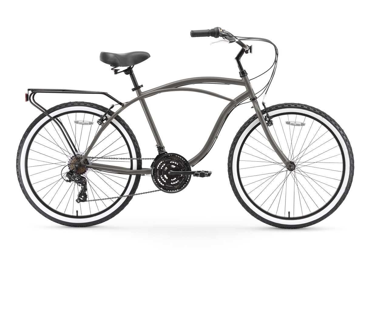 sixthreezero Around the Block Men's 26" 21 Speed Cruiser Bicycle