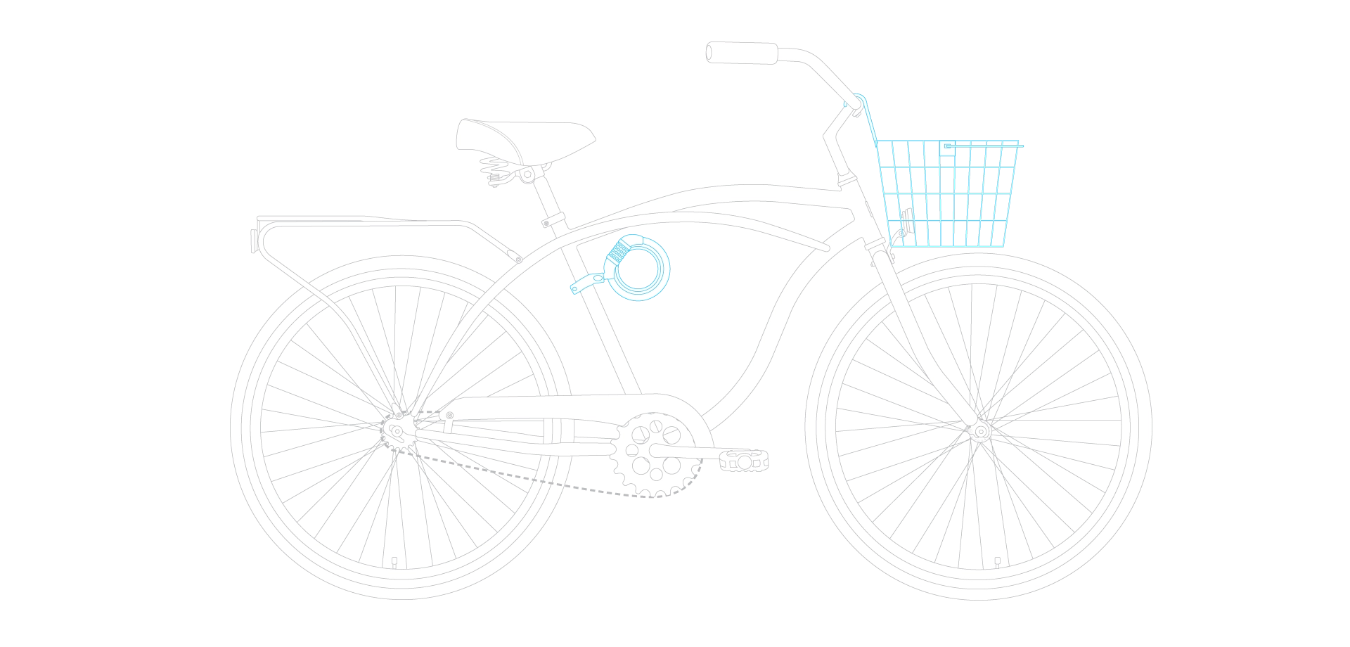 sixthreezero Around the Block Men's 26" 21 Speed Cruiser Bicycle
