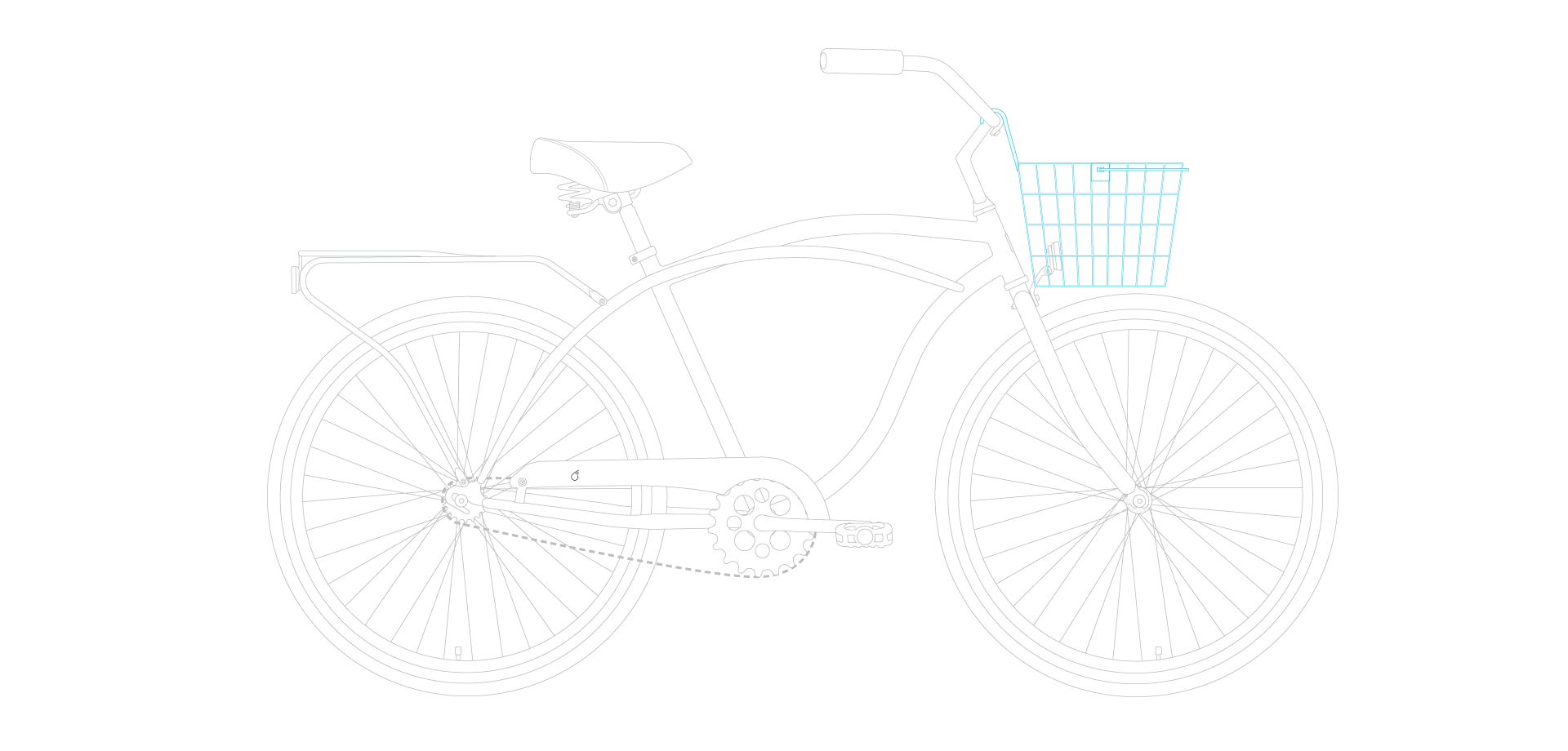 sixthreezero Around the Block Men's 26" 21 Speed Cruiser Bicycle