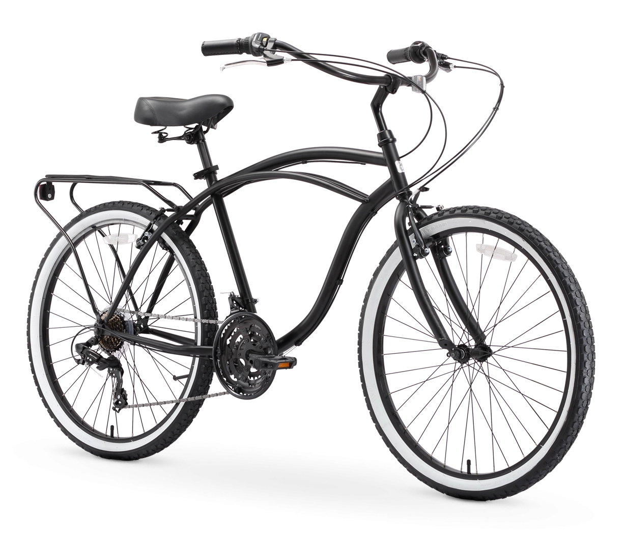 sixthreezero Around the Block Men's 26" 21 Speed Cruiser Bicycle